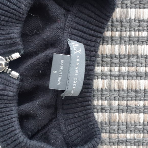 Armani Exchange Polo Half Zip - Picture 2 of 6